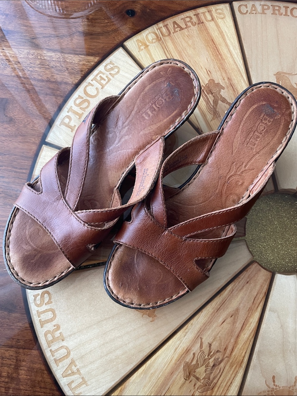 Born Leather Wedge Sandal Fall Summer Autumn